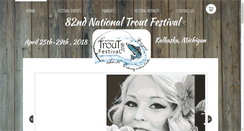 Desktop Screenshot of nationaltroutfestival.com