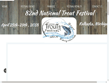 Tablet Screenshot of nationaltroutfestival.com